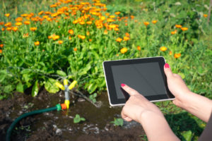 tablet e irrigazione piante