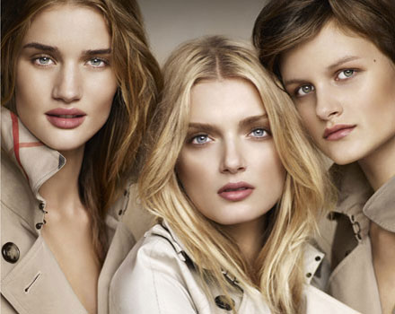 Campagna pubblicitaria Burberry Beauty