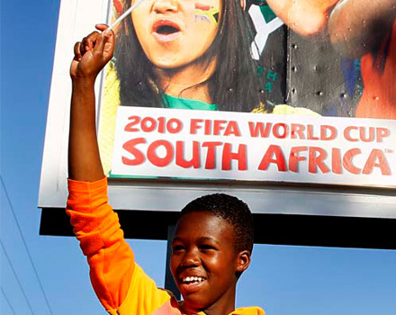 Bambino sudafricano ai Mondiali