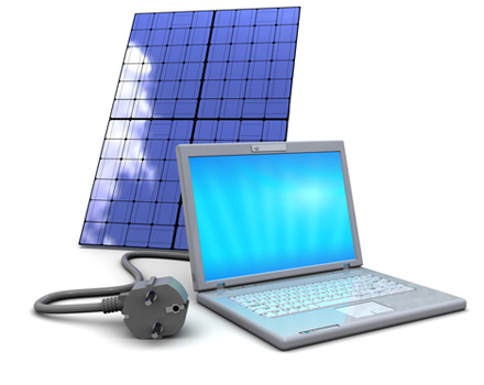 Computer a pannelli solari