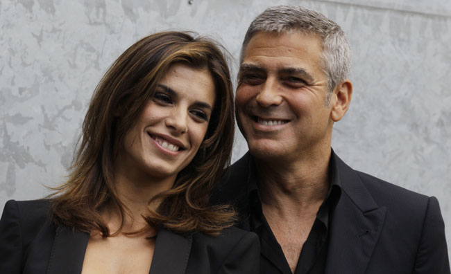 Elisabetta Canalis e George Clooney