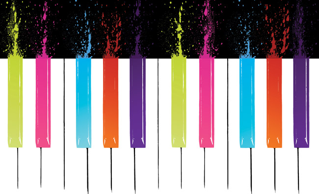 Pianoforte colorato