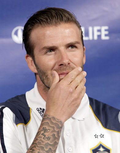 David Beckham conferenza stampa