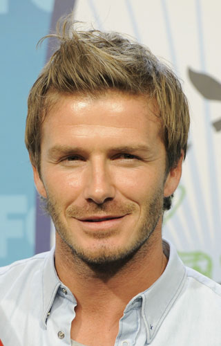 David Beckham taglio di capelli