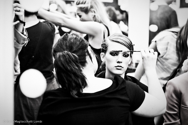 Backstage bianco e nero