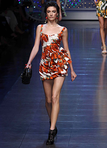 Dolce &amp; Gabbana:  Abito corto rouches