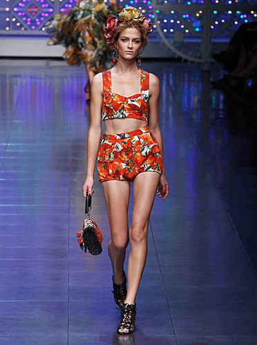 Dolce &amp; Gabbana:  Top - shorts a palloncino