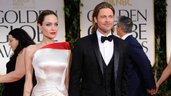 Golden Globes 2012 - Brad Pitt e Angelina Jolie
