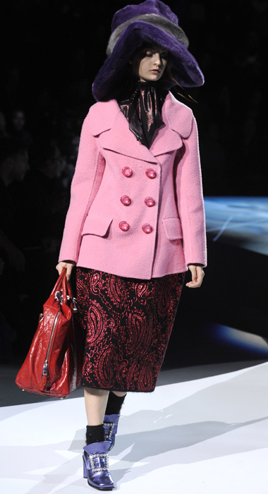 Marc Jacobs - borsa rosa cappotto rosa