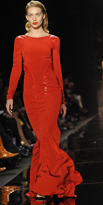 Monique Lhuillier - abito da sera rosso