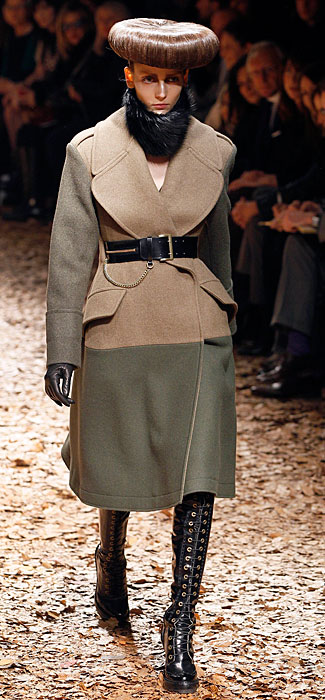 Alexander McQueen - cappotto con cinta