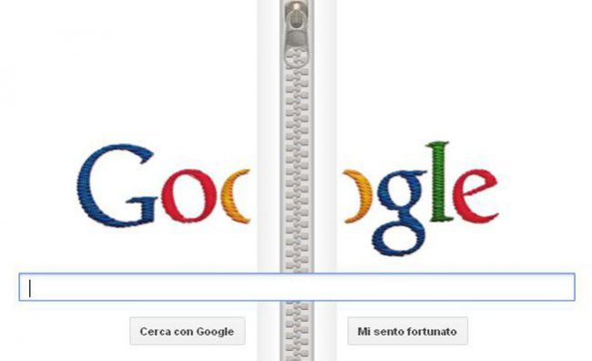 google doodle cerniera lampo