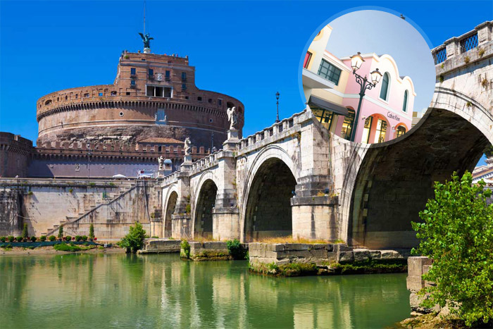 Salvador Dalì Vittoriano Roma - foto Castel Sant'Angelo