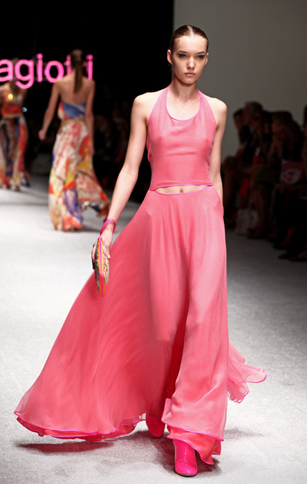 Laura Biagiotti - abito lungo rosa