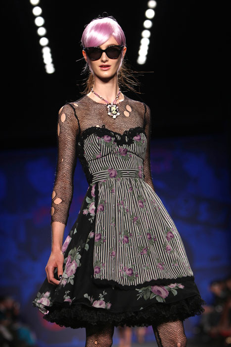 Anna Sui - abito con maniche trasparenti