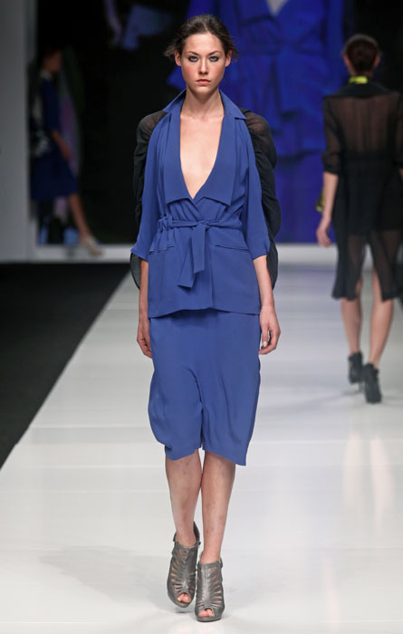 Francesca Liberatore - abito blu elettrico