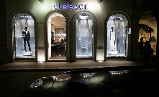 Nuovo shop Versace a Soho