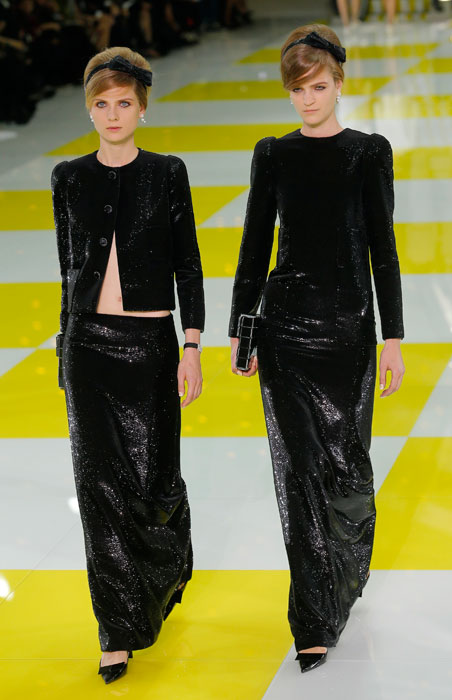 Louis Vuitton - abito nero lungo