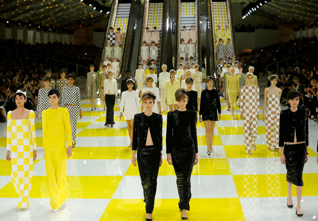 Louis Vuitton - modelli in sfilata