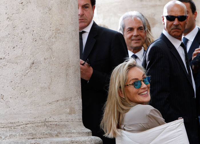 Sharon Stone a Roma
