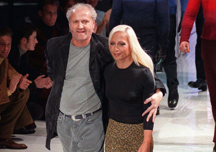 Gianni e Donatella Versace