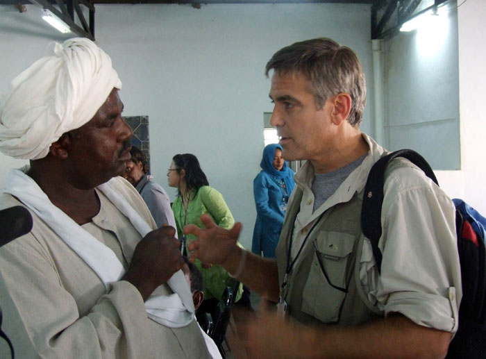George Clooney in Darfur