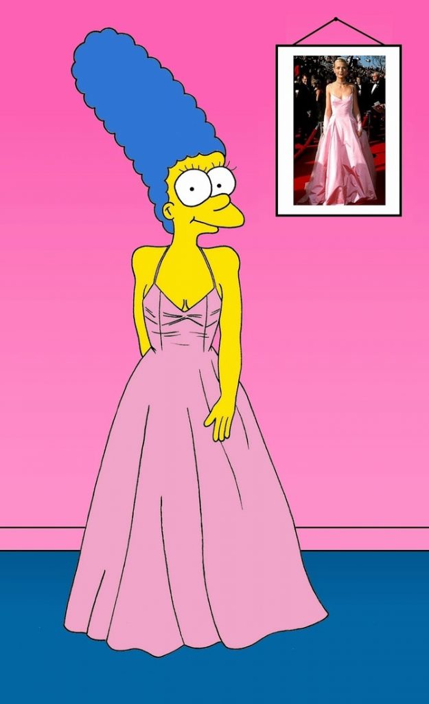 Marge Simpson come Gwyneth Paltrow