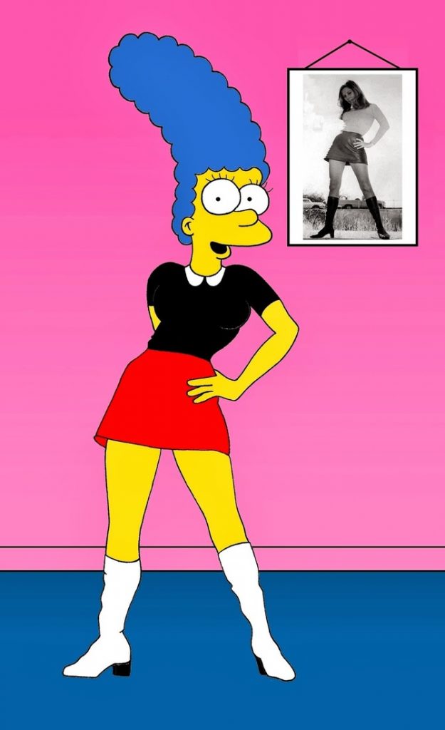 Marge Simpson come Mary Quant
