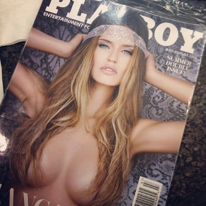 La copertina di Playboy America con Bianca Balti