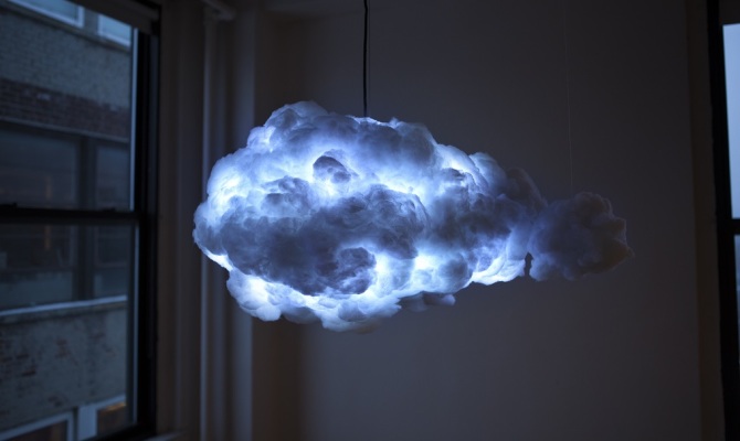 Lampada a forma di nuvola