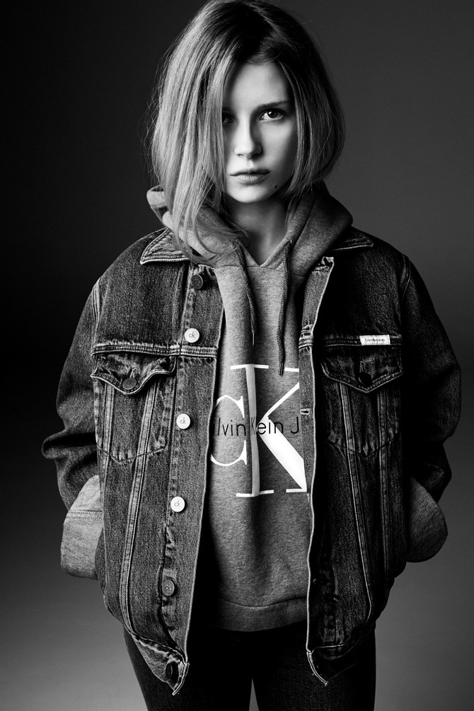 Lottie Moss per Calvin Klein