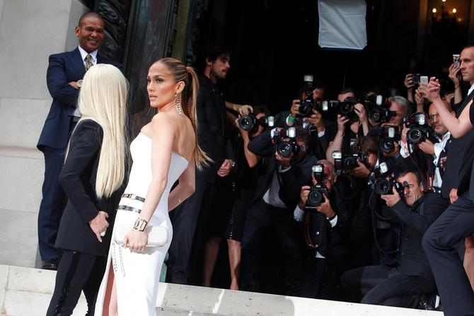 Donatella Versace e Jennifer Lopez
