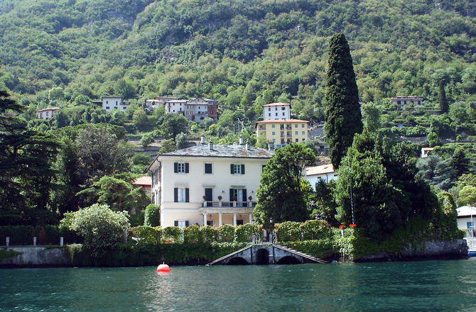 Villa di George Clooney sul Lago di Como
