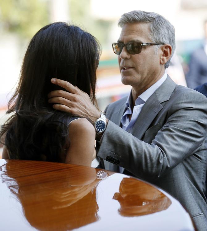 George Clooney e Amal Alamuddin a Venezia