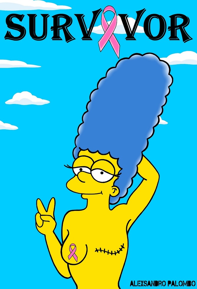 Marge Simpson cancro al seno
