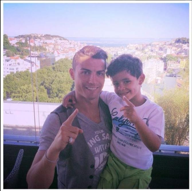 Cristiano Ronaldo su Instagram