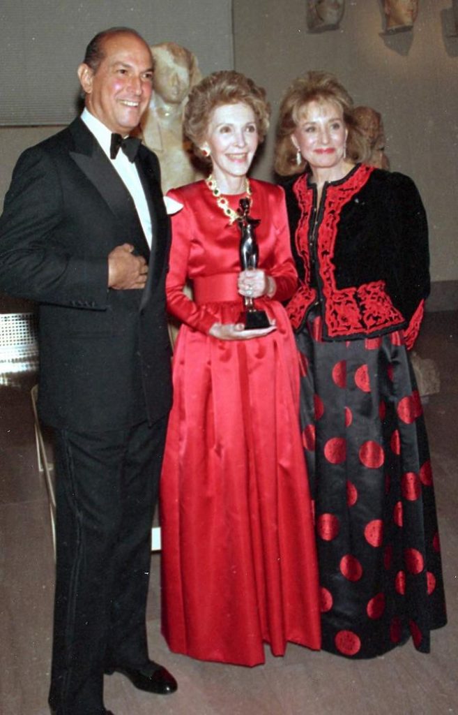 Oscar De La Renta, Nancy Reagan e Barbara Walters