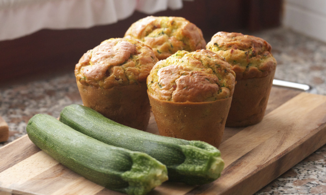 Muffin veggie senza uova e latte