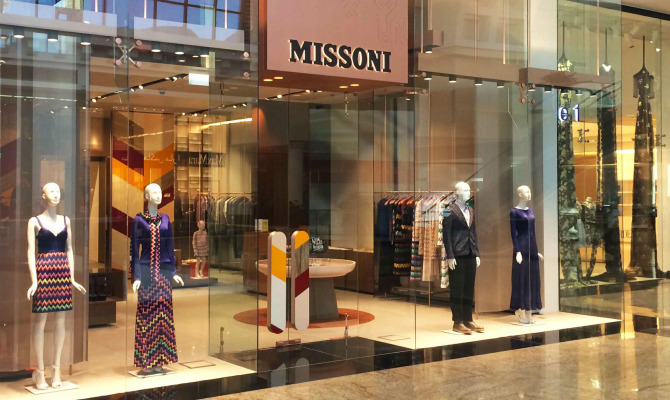 Riapertura del flagship store Missoni di Dubai