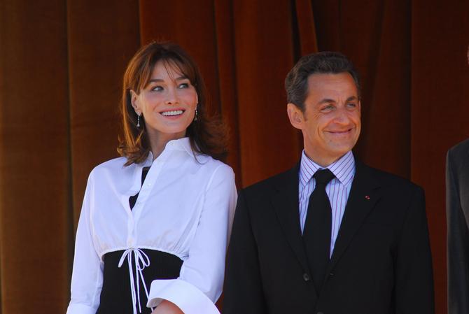 Carla Bruni e Nicolas Sarkozy