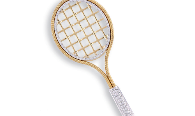 Racchetta da tennis in oro by Marco Bicego