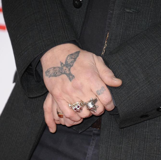 Johnny Depp tatuaggio