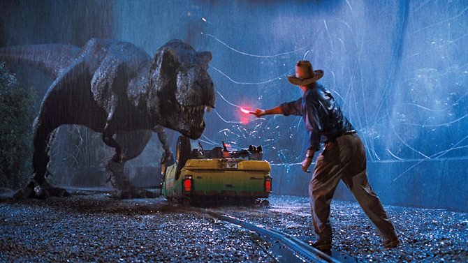 I dinosauri di Spielberg: Jurassic Park (1993) e Jurassic World (2015)