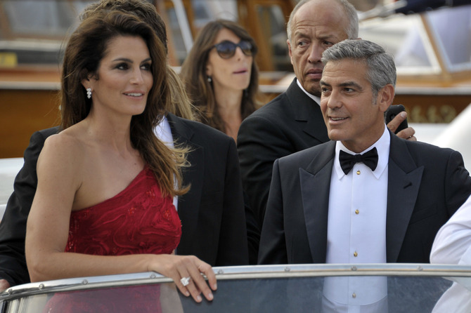 Con George Clooney a Venezia