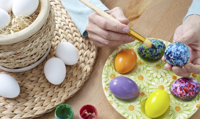 Decorazione uova di pasqua