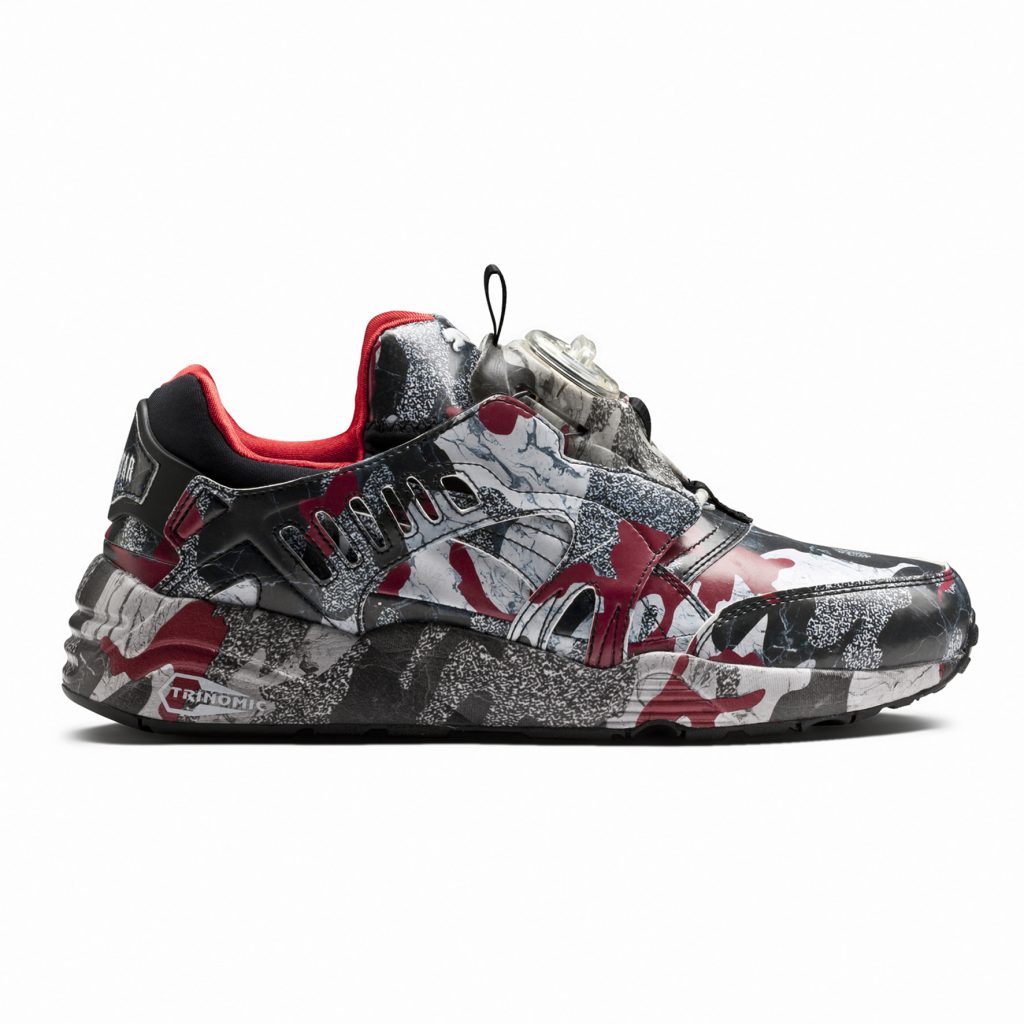 La Disc Blaze di Puma x Trapstar in versione Camo