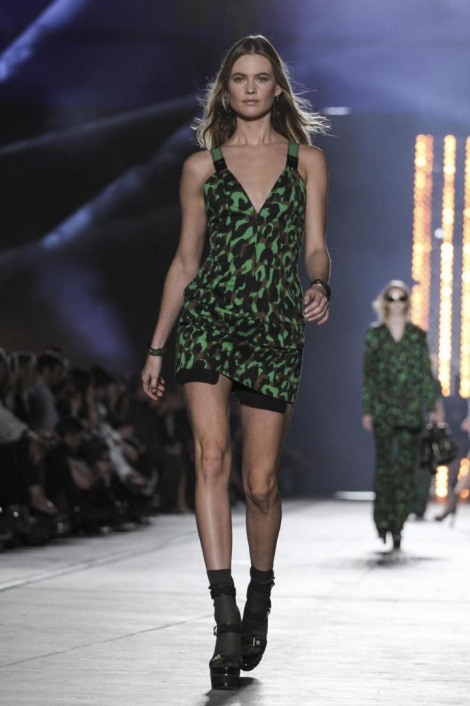 Milano Fashion Week, sfilata Versace collezione Primavera/Estate 2016. Foto LaPresse 