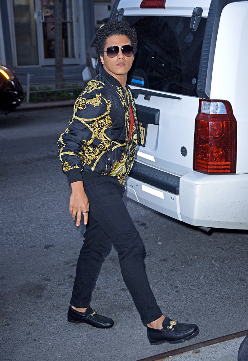 Bruno Mars in Versace