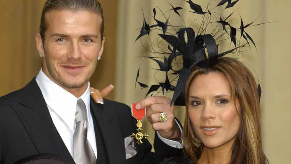 Victoria Beckham con il marito David Beckham