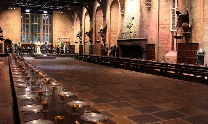 Studios di Harry Potter, sala grande